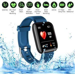 116Plus Intelligente Bt Horloge Fitness Tracker Universele Stappenteller Hartslagmeter Sport Polsband Horloge Fitness Apparatuur