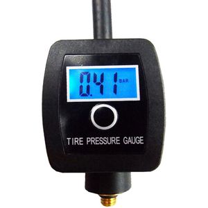 Hoge Nauwkeurigheid Bandenspanningsmeter Zwart Psi Voor Nauwkeurige Auto Luchtdruk Tyre Gauge Voor Auto Truck En Motorfiets