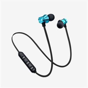 Magnetische Draadloze Bluetooth Oortelefoon XT11 Muziek Headset Telefoon Nekband Sport Oordopjes Oortelefoon Met Microfoon Voor Smartphone