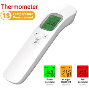 Non-Contact Ir Voorhoofd Thermometer Intelligente Meting Lichtgewicht Draagbare Multifunctionele Surface/Menselijk Lichaam Thermometer
