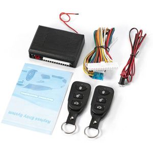 Universal Car Afstandsbediening Centrale Kit Deurvergrendeling Keyless Entry Systeem Alarm Voertuig Entry System Met Afstandsbediening