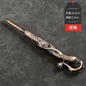 Puer Metalen Thee Mes Nieuwsgierige Witte Thee Handgemaakte Chinese Vintage Insert Thee Mes Theeceremonie Oolong Caja De Te theewaar 50