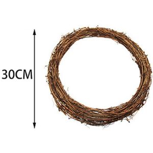 Diy Guirlande Droge Takken Rotan Materiaal Krans Voor Huis Opknoping Muur Decor Bloem Cirkel Ornament Bruiloft Decoratie