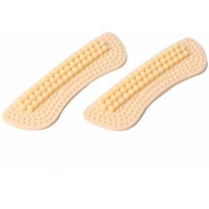 Zachte Siliconen Inlegzolen Hak Stickers Verdikte Anti-Slip Slijtvaste Voet Hak Berichten Half Yard Pad Fit massage Voet
