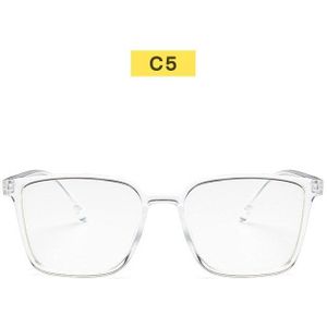 Anti Blauw Licht Glazen Voor Vrouwen Trends Transparante TR90 Vierkante Vrouwen Brilmonturen Vintage Recept Optische Brillen