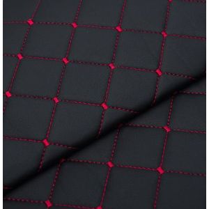 138*100 Cm Meubels Pu Lederen Geperforeerde Geborduurde Plaid Stof Auto Interieur Dak Stof Plaid Auto Zitkussen Stof 0.3 Cm