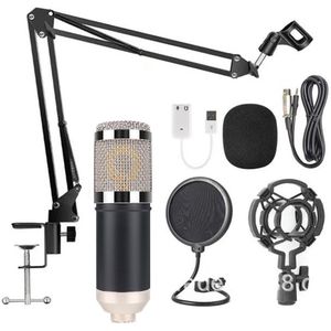 Microfone Bm 800 Studio Microfoon Professionele Karaoke Bm800 Condensor Sound Opname Microfoon Voor Computer