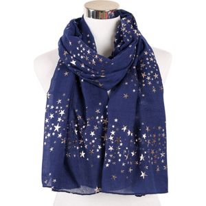 Foxmother Mode Zwart Grijs Roze Kleur Folie Gouden Ster Sjaal Vrouwen Wrap Hijab Sjaals Dames Bufanda