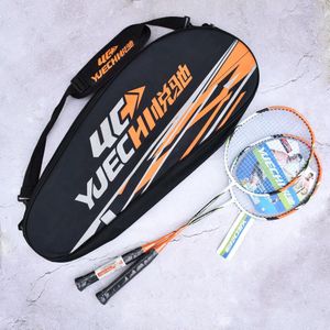 Yuechi Full Carbon Badminton Racket Duurzaam Bal Controle Badminton Racket 20-23 Lbs (Laag/Medium Pond Amateur junior)