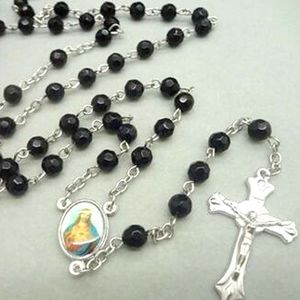 Kruis ketting religieuze christian ornament cross crystal ketting