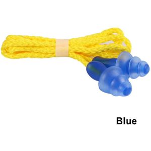 2Pcs Boom-Vorm Spiraal Waterdicht Oordopje Slapen Reizen Studie Anti-geluid Horen Beschermen Ruisonderdrukking Zachte Siliconen oordoppen