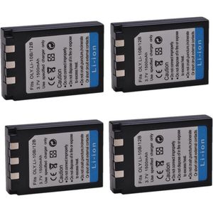 1500Mah Li-10B Li-12B Li 10B Li12B Batterij Voor Olympus C-50 C-60 C-70 C-470 C-760 C-765 C-770 C-5000 C-7000 D-590 x-1 X-2 X-3