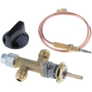 Gas Oven Propaan Gas Vuurkorf Heater Regelklep W/Thermokoppel & Knop