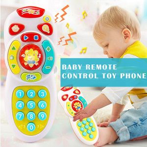 Baby Simulatie Tv Afstandsbediening Mobiele Telefoon Speelgoed Kinderen Educatief Muziek Leren Speelgoed NSV775