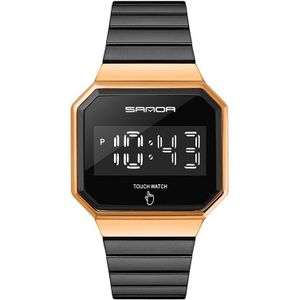 Sanda Chronograaf Countdown Waterdicht Topmerk Digitale Horloge Voor Mannen Outdoor Sport Horloge Horloge Blauw