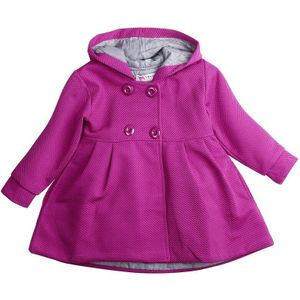 Laatste Baby Girl Hooded Trenchcoat Winter Windjack Parka Jas Kids Bovenkleding
