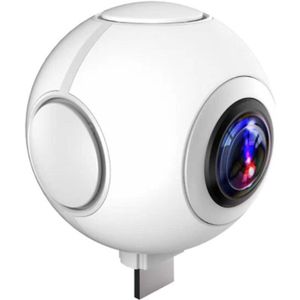 360-Graden Panoramische Camera 720 Graden High-Definition Fisheye Dual-Lens Mobiele Telefoon Vr Sport Camera selfie 1080P 2MP