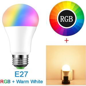 4 Stuks Smart Lamp Bluetooth Lamp E27 Gekleurde Licht 15W Dimbare Rgb Led Lamp B22 Gecontroleerd Door App, sync Naar Muziek, Voor Thuis