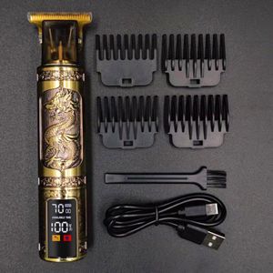 T9 Haar Trimmer Voor Mannen Scheerapparaat Elektrische Haar Snijmachine Oplaadbare Baard Trimmer Lcd Tondeuse