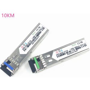 Lc Sfp Glasvezel Module 1.25G Lc 10/20/60/80/100Km 1310/1490/1550nm Single Fiber Sfp Optische Compatibel Met Mikrotik Cisco