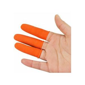 100 Stks/set Siliconen Vingers Caps Anti-Slip Vinger Protector Sleeve Cover Hittebestendige Vinger Cover Voor Barbecue Tool