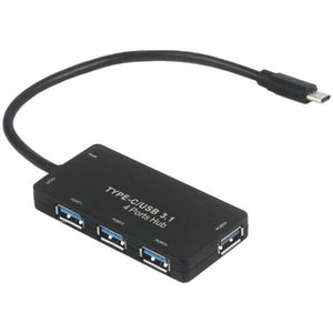 Usb Hub Docking Station Type-C Om 3XUSB3.0 3-Poort USB-C Hub Voor Laptop Pc