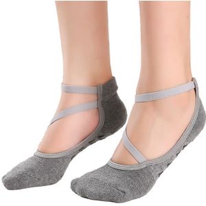 Ademend Backless Sport Vrouwen Yoga Korte Sokjes Bandage Non-Slip Siliconen Fitness Gym Pilates Ballet Vrouwen Sport Sokken