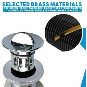 Wastafel Bounce Afvoer Filter Plug Wastafel Universele Rvs Spoelbak Afdruiprek Filters Stopper Badkamer Benodigdheden