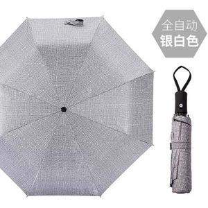 Paraplu Windbestendig Volautomatische Regen Vrouwen Voor Mannen 3Folding Parasol Compact Grote Reizen Business Auto 8K Paraplu