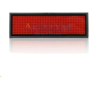 Mini Led Digitale Display Programmeerbare Oplaadbare Naambadge Scrolling Display Bericht Tag Badge Ondersteuning 15 Talen Voor Event