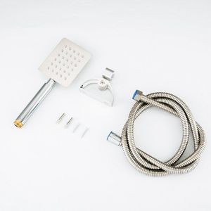 Frap rvs Hand Held Douchekop Hoge Druk Regen Douche Sproeier Set Waterbesparende