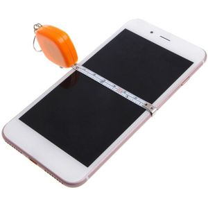 Retractable Ruler Meetlint Mini Draagbare Pull Heerser Sleutelhanger 1M/3ft K1KA