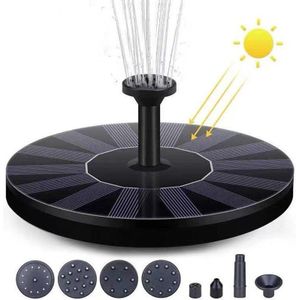 Solar Power Fontein Pomp Solar Fontein Vogel Fontein Water Drijvende Fontein Vijver Tuin Patio Decor Gazon Decoratie