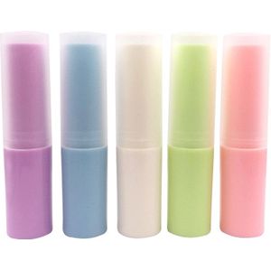 10Pcs Leuke Diy Lege Fles Lippenstift Lipgloss Tube Lippenbalsem Buis Container Met Cap Kleurrijke Lege Cosmetische Containers