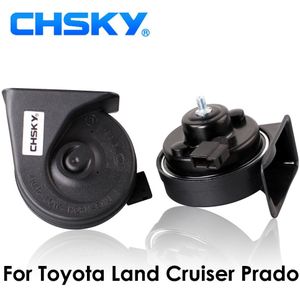 CHSKY Claxon Slak soort Hoorn Voor Toyota Land Cruiser Prado 1996-NOW 12 V Loudness 110-129db Auto Hoorn Lange Levensduur Hoge Lage Claxon