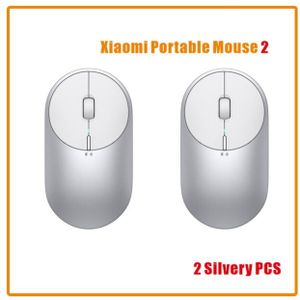 Originele Xiaomi Mi Draagbare Muis 2 4-DPI 4000 2400 1800 1200 Bluetooth RF2.4 Aluminium Metal Abs Windows 10 Android Mac