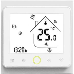 250V16A Rs485 Thermostaat Elektrische Vloerverwarming Dual Sensor Voor Wandverwarming, Elektrische Verwarming Film, Elektrische Verwarming Crystal