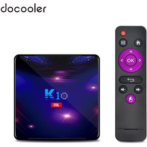 Snelle Levering! K10 Smart Android9.0 Tv Box Amlogic S905 X3 8K Media Player 4Gb 32/64/128Gb tv Box 2.4G/5G Wifi BT4.1 Set Top Box