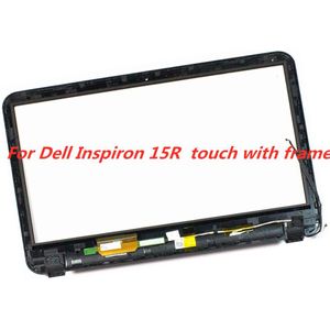 15.6 voor Dell Inspiron 15R 3521 3537 5521 Touch Screen Panel Digitizer Glas Vervanging met Bezel