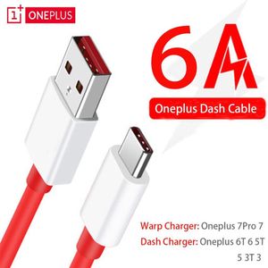 Originele oneplus 1 M/1.5 M/2 M 3M Een plus Dash kabel 6A USB 3.1 Type C quick Fast Charger Kabel Voor Onplus 7 Pro 6 6t 5 5t 3 3t