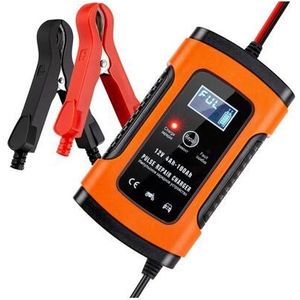 12V 6A Volledige Automatische Auto Batterij Oplader Power Pulse Reparatie Laders Nat Droog Lood-zuur Batterij-Opladers Digitale lcd Display