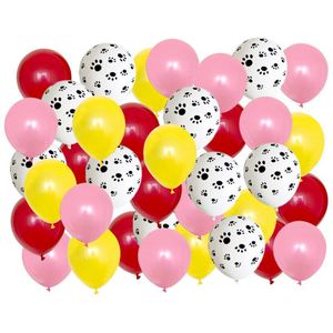 40Pcs Mix 12 ''Huisdieren Hond Poot Latex Ballonnen Animal Thema Party Decor Kinderen Klassieke Speelgoed Globos Helium Lucht opblaasbare Ballen Supply