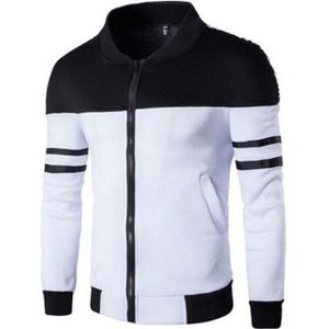 Man Sport Jas Sportwear Mannen Golf Jassen Jas Gestreepte Patchwork Slim Fit Jacket Plus Size M-4XL Running Jassen Voor Mannelijke