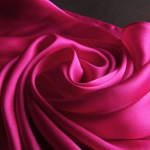 100% Echte Zijde Sjaal Vrouwen Bufanda Zijde Sjaals, wraps Voor Lady Solid Halsdoek Natuurlijke Zijde Satijn Sjaal Foulard Femme