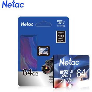 Netac A1 Geheugenkaart 32 Gb 16Gb 100 Mb/s Micro Sd-kaart Class10 UHS-1 Flash Card Memory 32 Gb microsd Tf Card