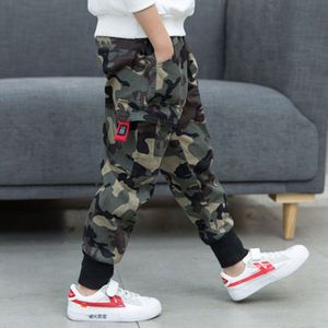 Herfst Camouflage Broek Voor Jongens Toevallige Jongens Broek Losse Kinderen Broek Winter Tiener Jongens Kleding 6 8 12 Jaar