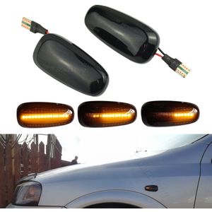 Voor Opel Zafira 1999-2005 Voor Opel Astra G 1998 Vloeiende Knipperlichten Dynamische Led side Marker Indicator Blinker