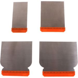 4 Stuks Carbon Staal Stopverf Messen Kit Duurzaam Schraper Stopverf Schoonmaken Vullen Tool