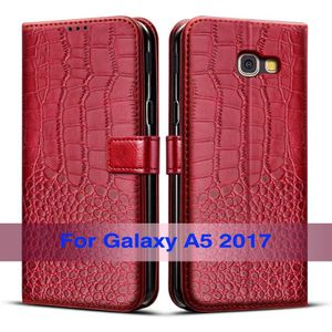 A520 Case Voor Op Samsung Galaxy A5 SM-A520F Cover Flip Leather Cases Samsung A5 ) a520 Coque Portemonnee Riem Telefoon Covers