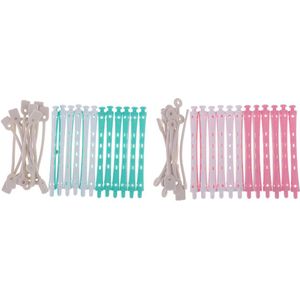24 X Plastic Haar Perm Staven Perm Roller Hair Curler Set Diy Salon Haar Tools